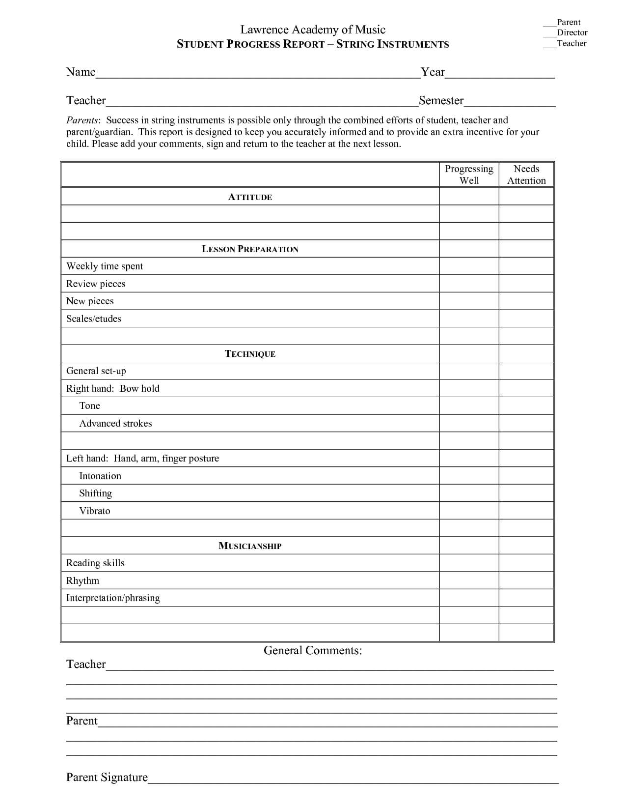 002 Student Progress Report Template Beautiful Ideas Pdf intended for ...