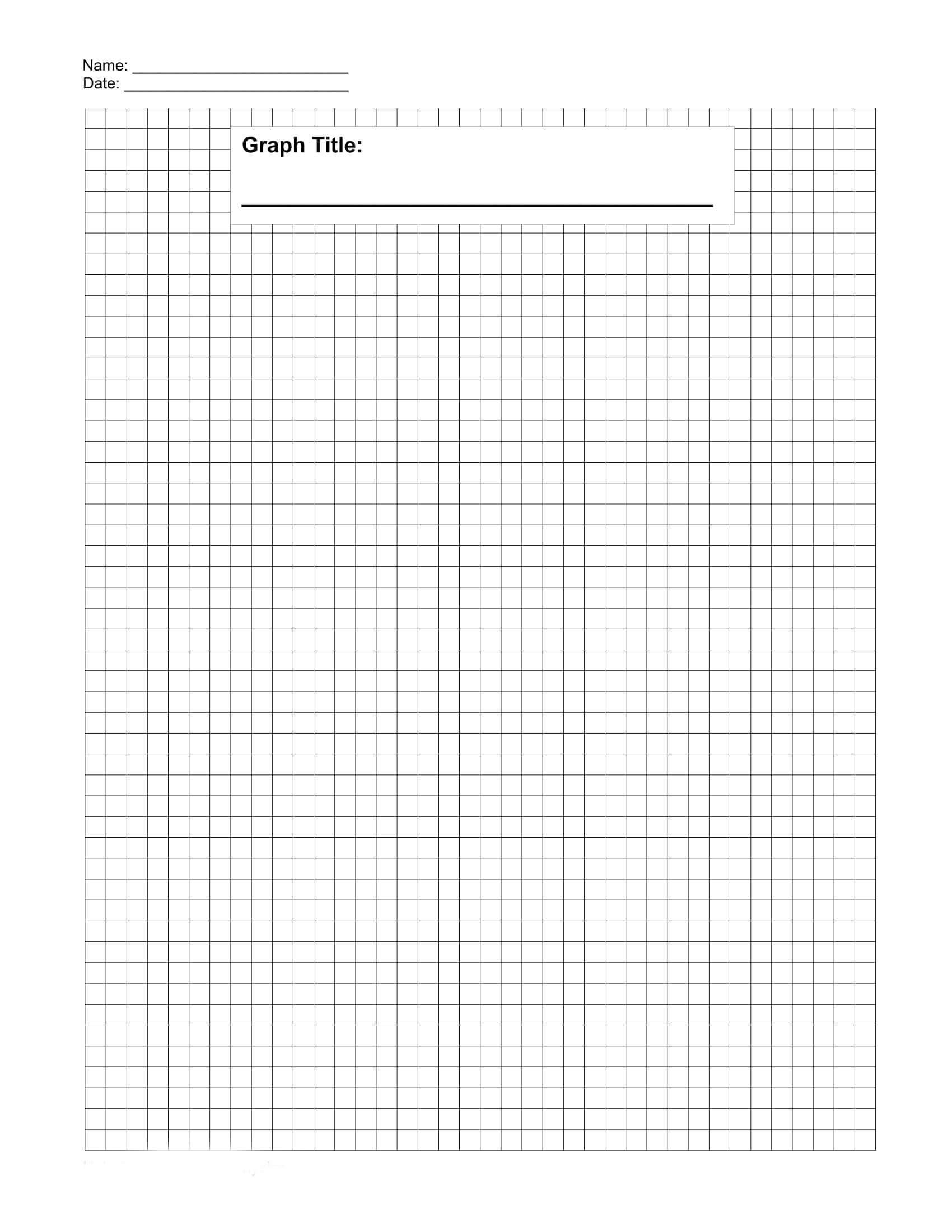 Word Template Graph Paper