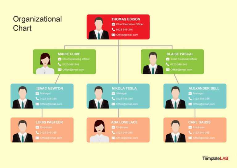 Organogram Template Word Free