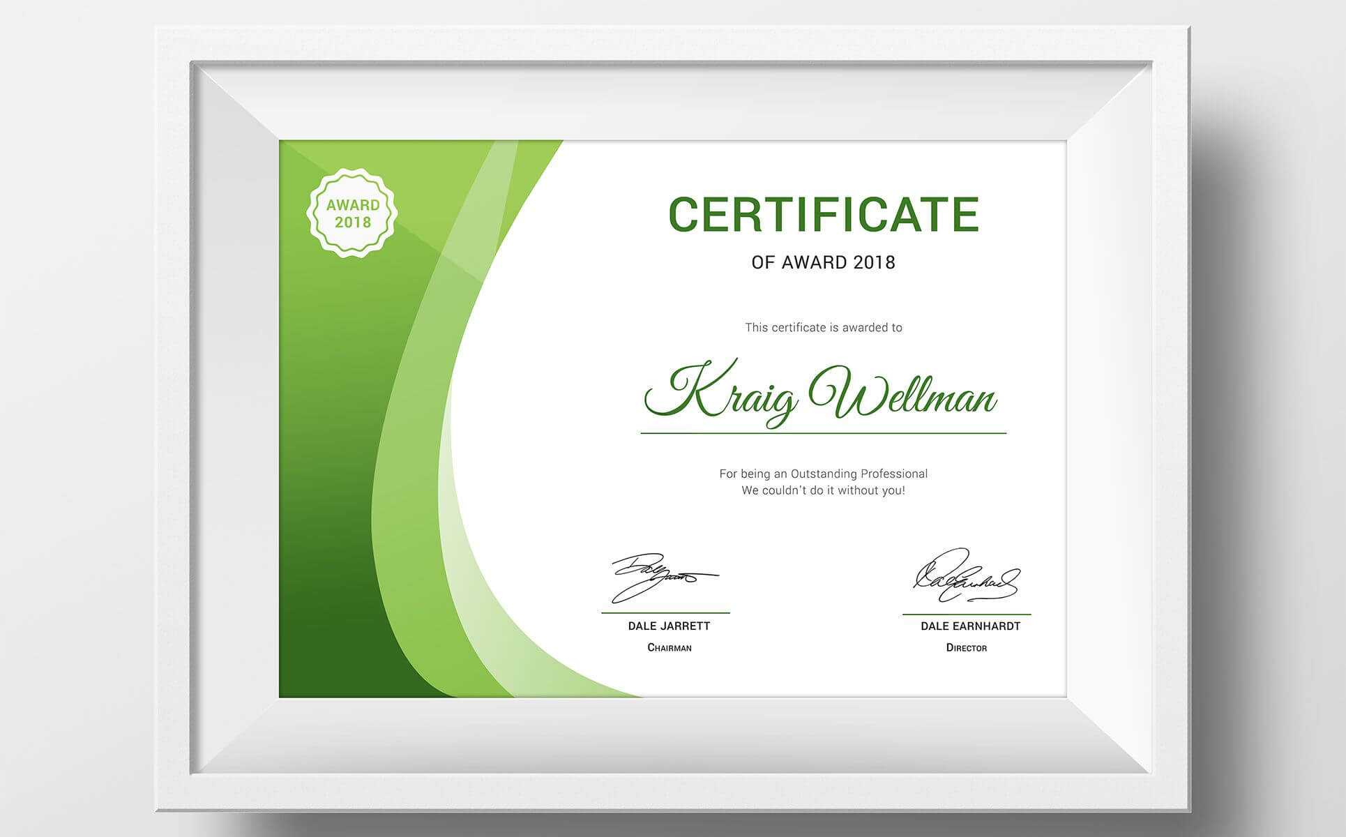 Award Certificate Template 73891 Design Illustration Art In Small 