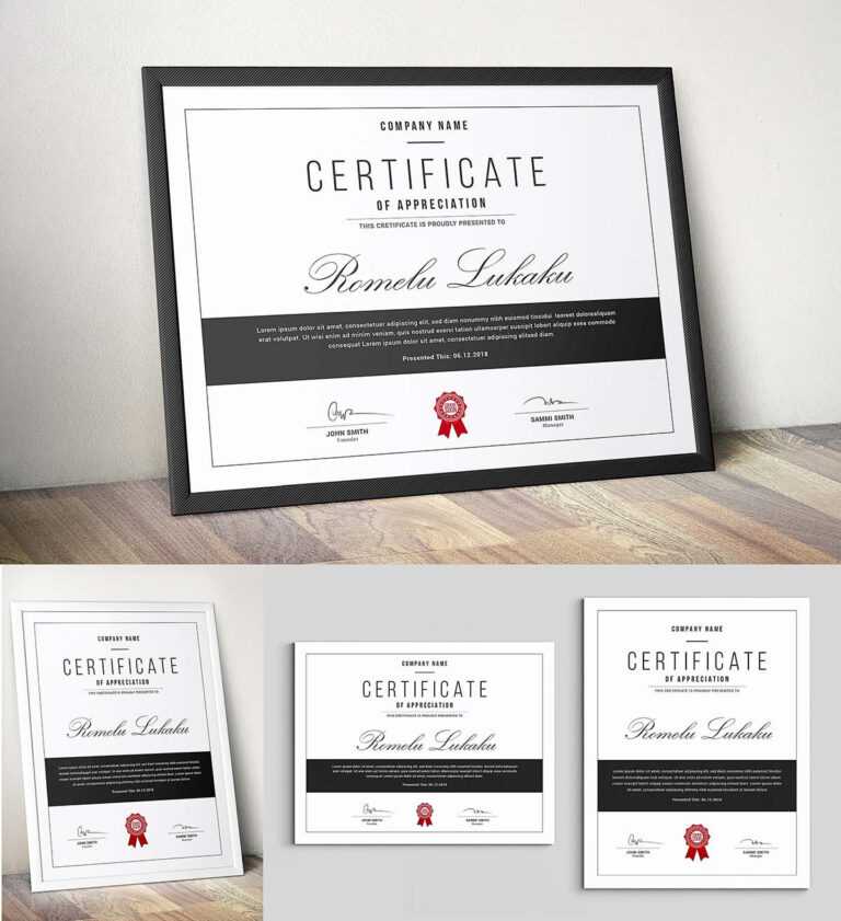 Download Certificate Template Psd | Free Download in Mock ...