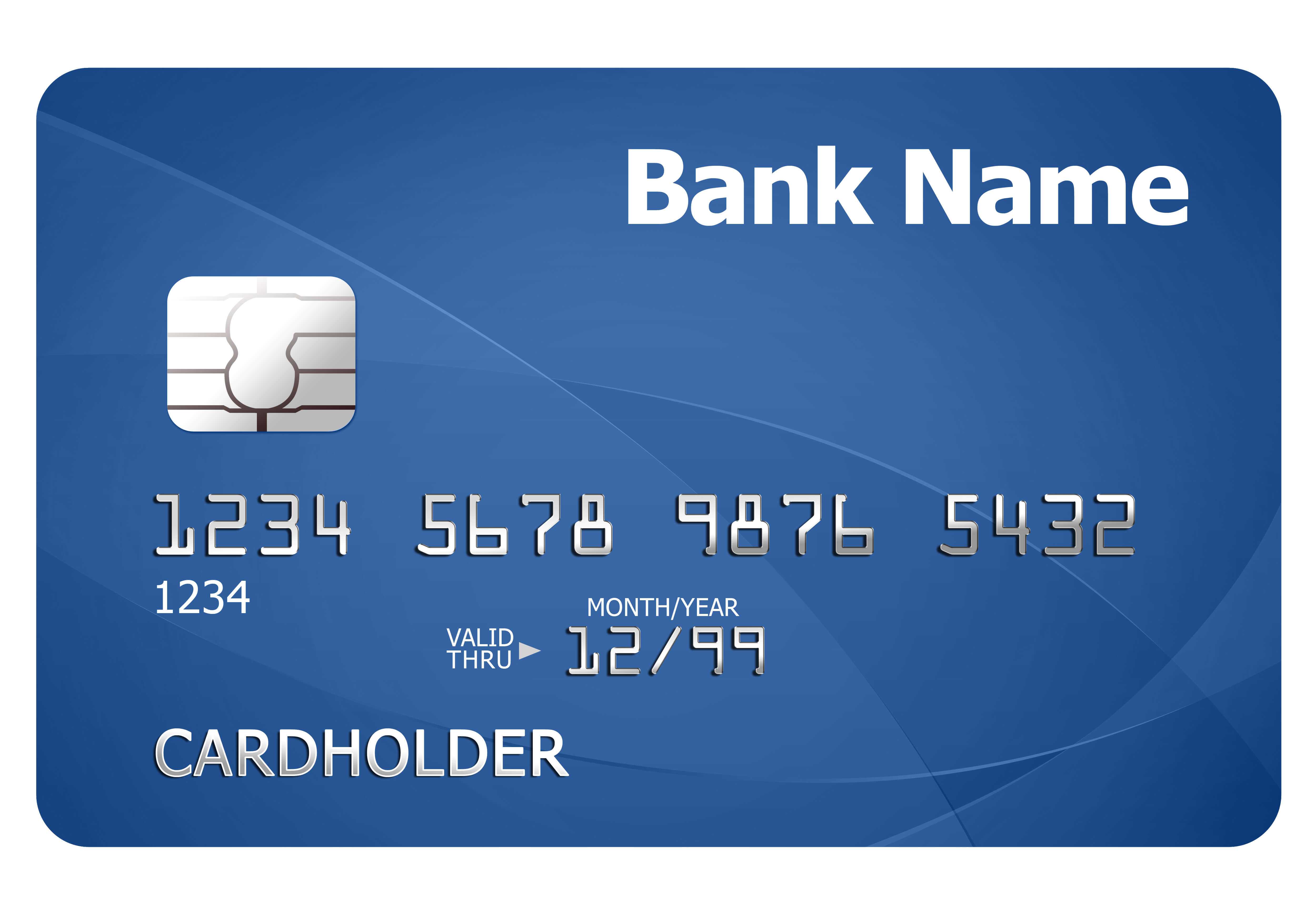 Credit Card Template Psdgraphics Regarding Credit Card Size Template 