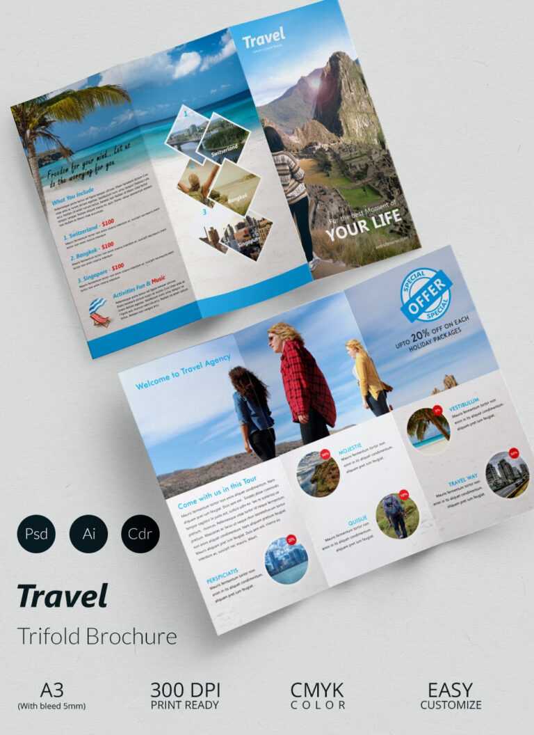 sample page for travel guide one page