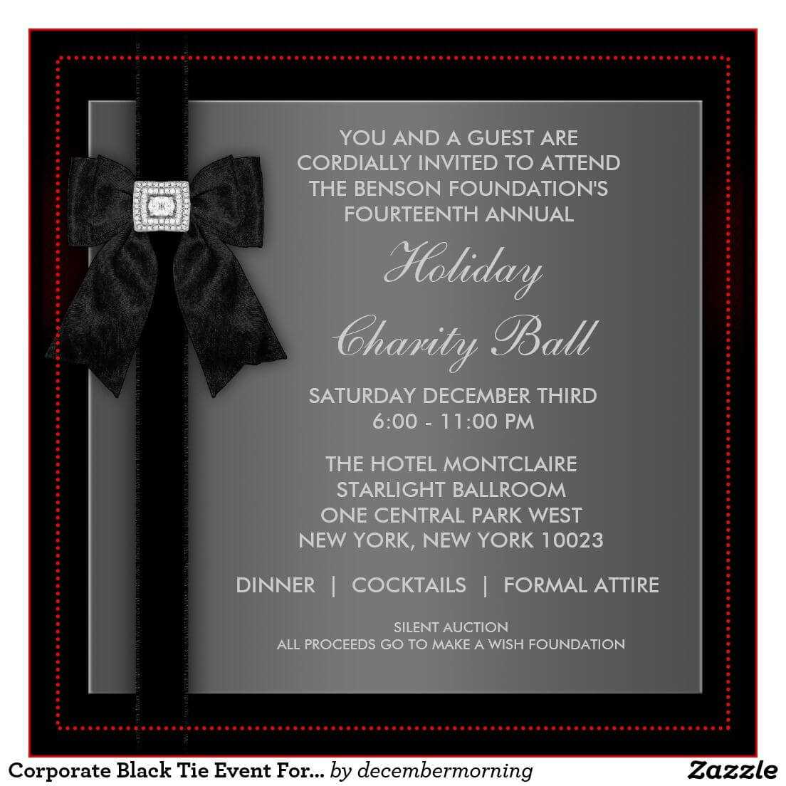 Formal Event Invitation Card Sample Google Search Throughout Event 