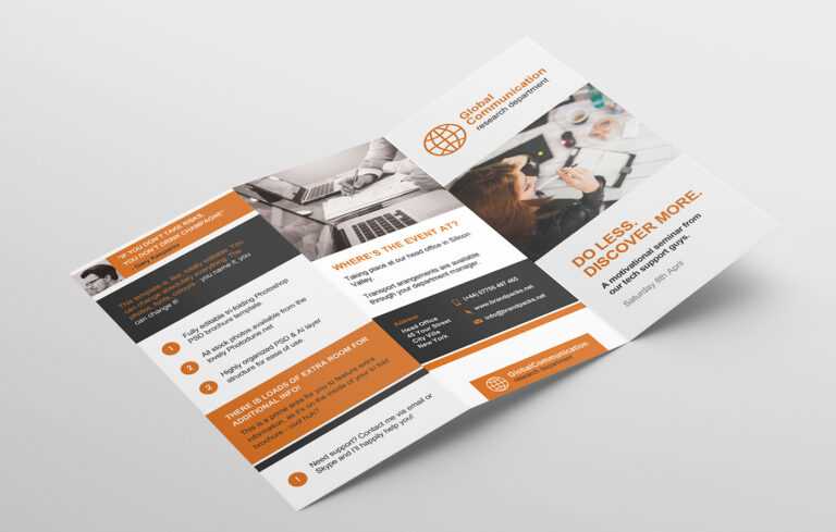 3 Fold Brochure Template Psd