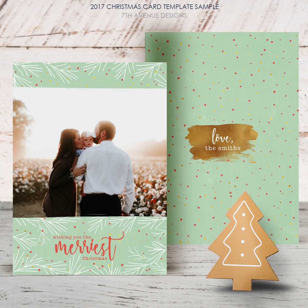 Free Christmas Card Templates For Photographers 