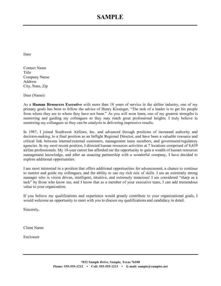 Letter Of Interest Template Microsoft Word