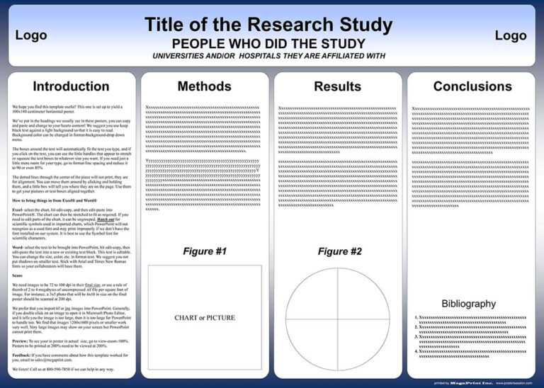 Free Powerpoint Scientific Research Poster Templates For throughout ...