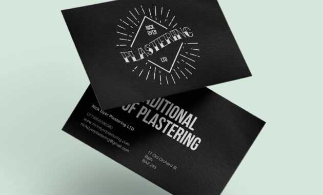 Plastering Business Cards Templates