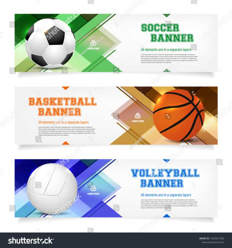 free sports banner templates for photoshop