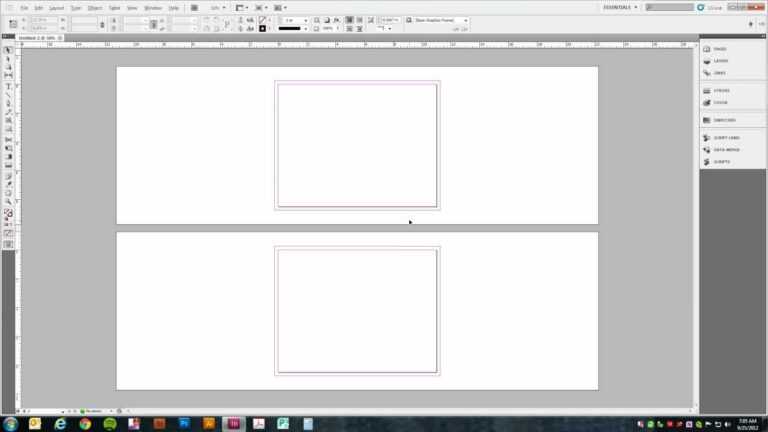 Gate Fold Brochure Template Indesign