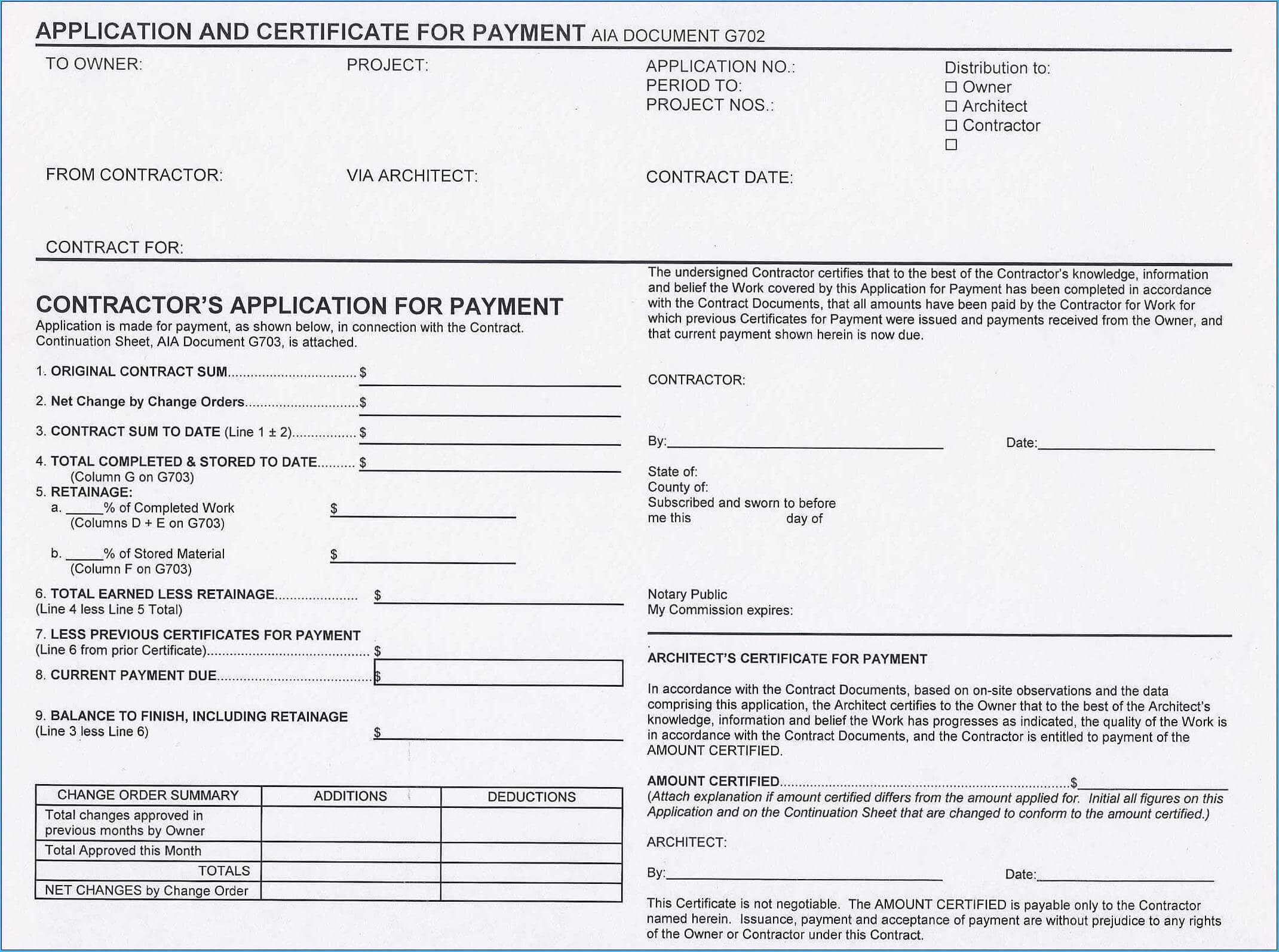 Subcontractor Payment Certificate Template Excel 9967 In Certificate 