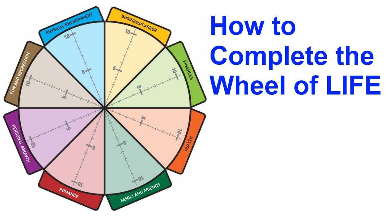 free blank wheel of life template pdf